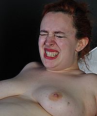 Amateur slaves medical nightmare and extreme pussy torture to tears of bdsm submissive Nimue on the doctors table from The Pain Files