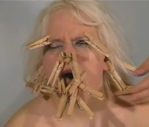Extreme nose pain torments and facial humiliations