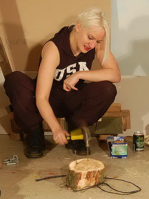 Blonde Spanked to Tears
